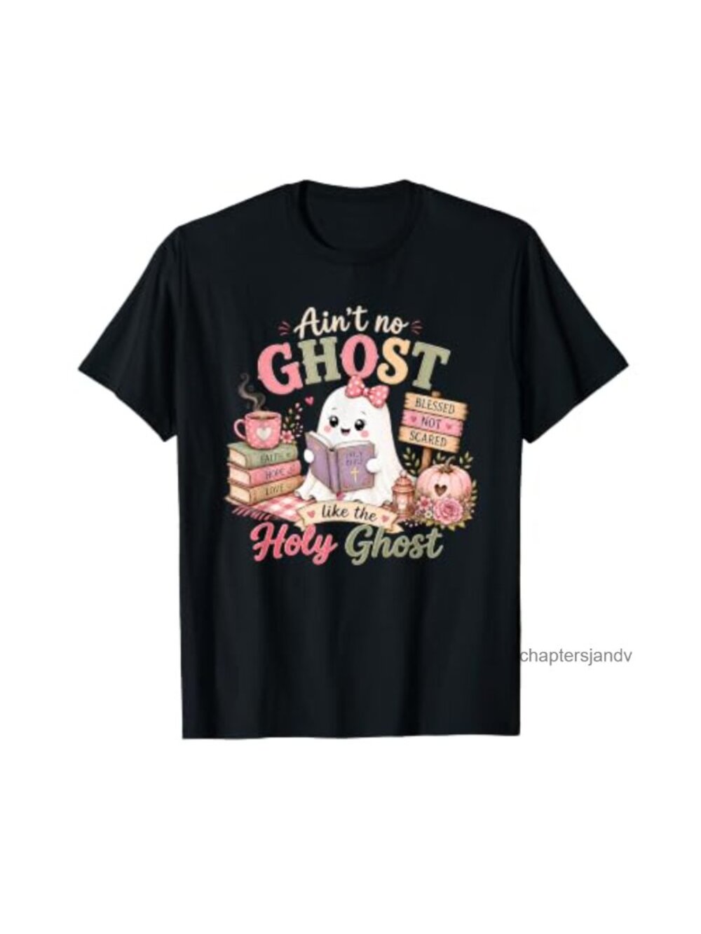 Holy Ghost Christian Halloween Costume Faith Tee Short Sleeve